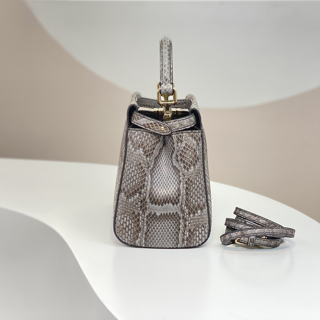 Fendi peekaboo 頂級一比一羊皮材質新品手提包女款包包