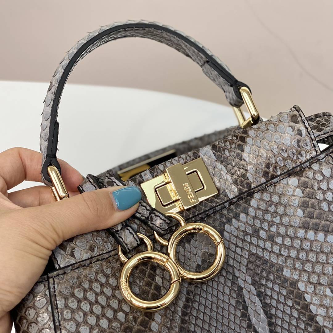 Fendi peekaboo 頂級一比一羊皮材質新品手提包女款包包