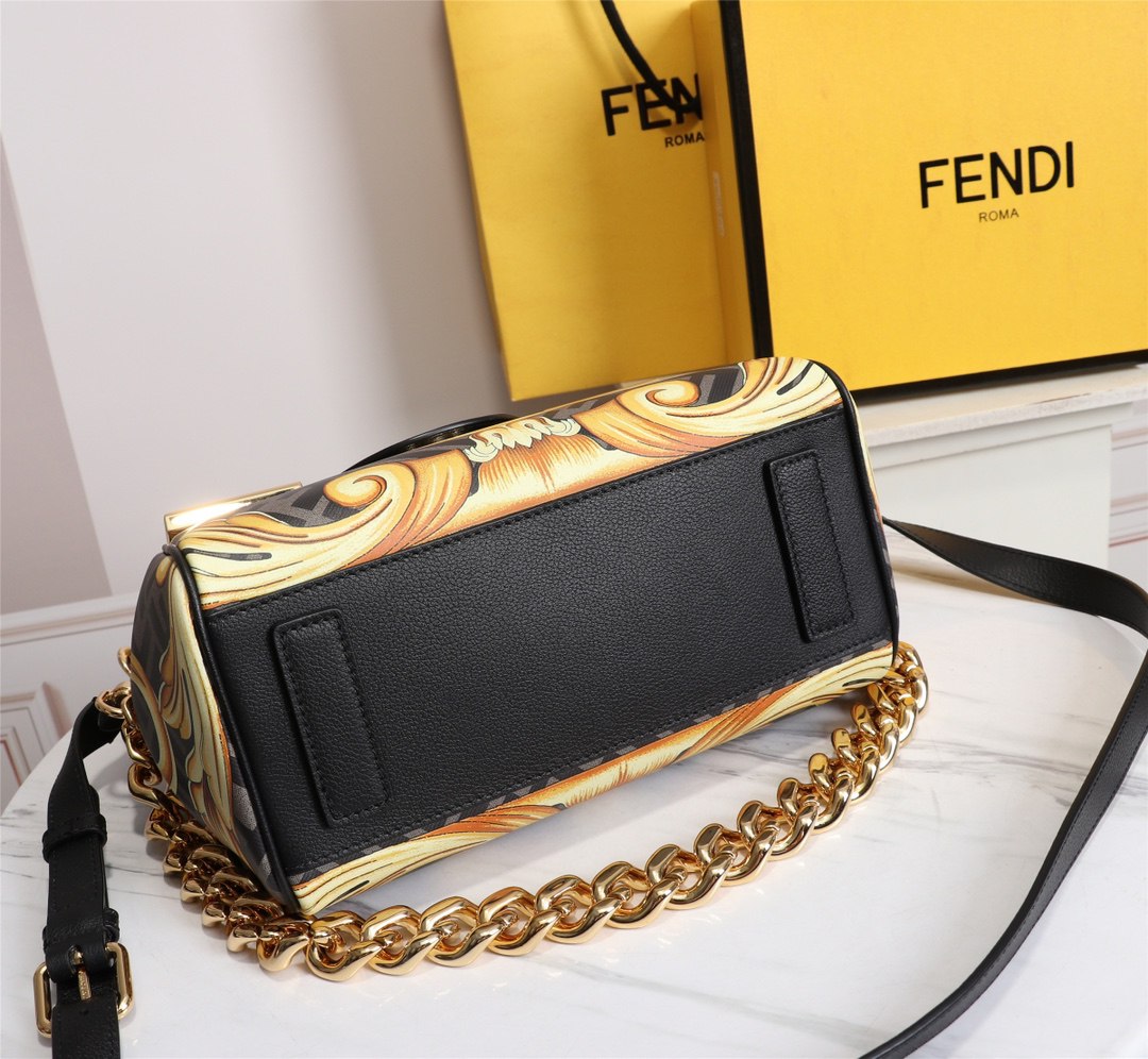 頂級A貨Fendi范思哲聯名爆款女款托特包斜挎包