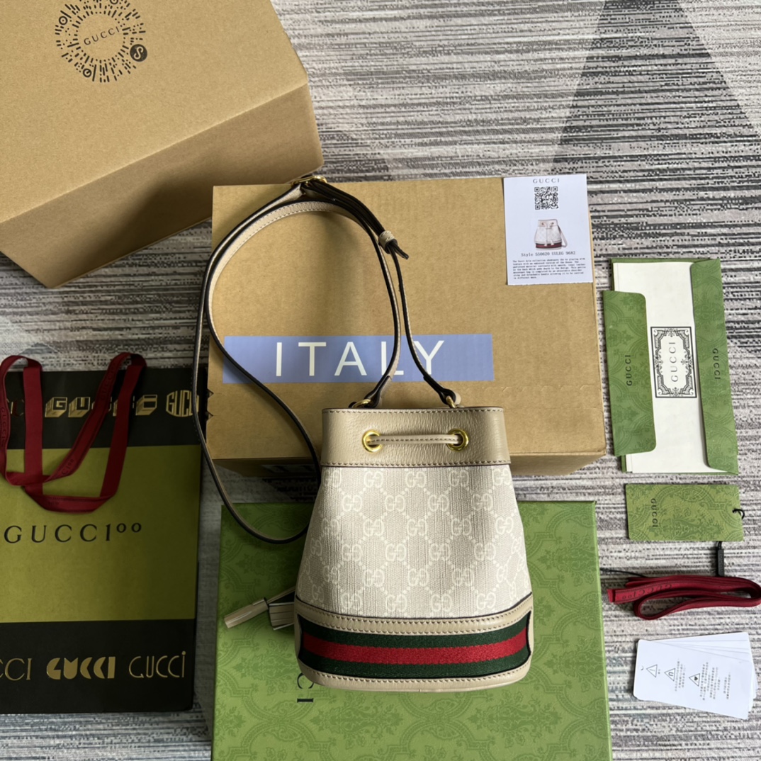 Ophidia系列miniGucci水桶包單肩包高仿女款包包