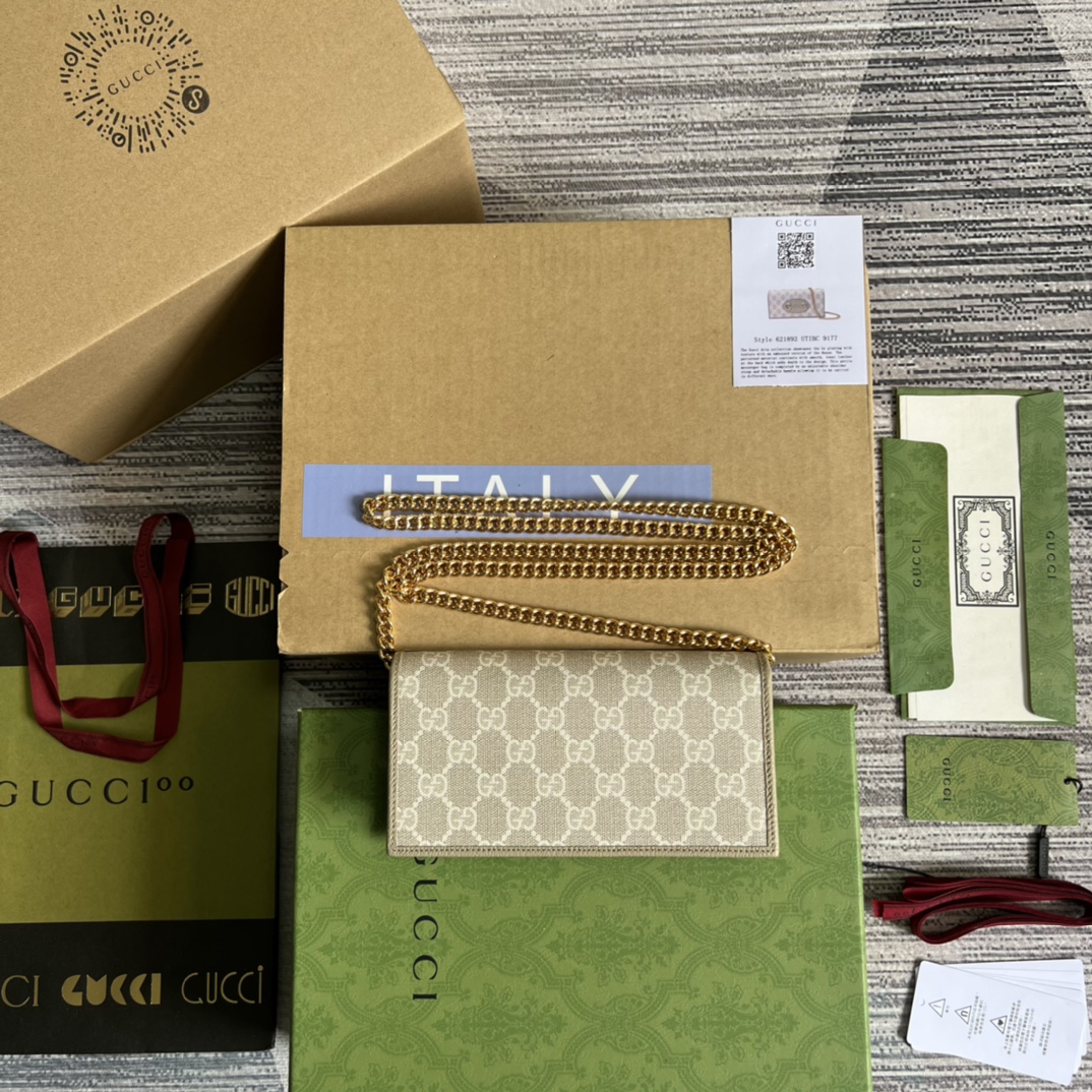 專櫃同步頂級原單復刻Gucci鏈條包單肩包