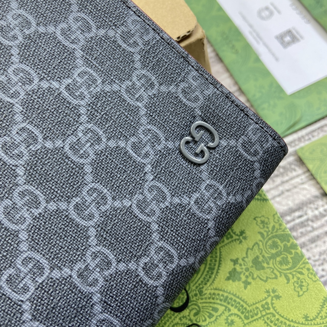 Gucci新品全套包裝男款手拿包高仿包包 頂級面料專櫃同步
