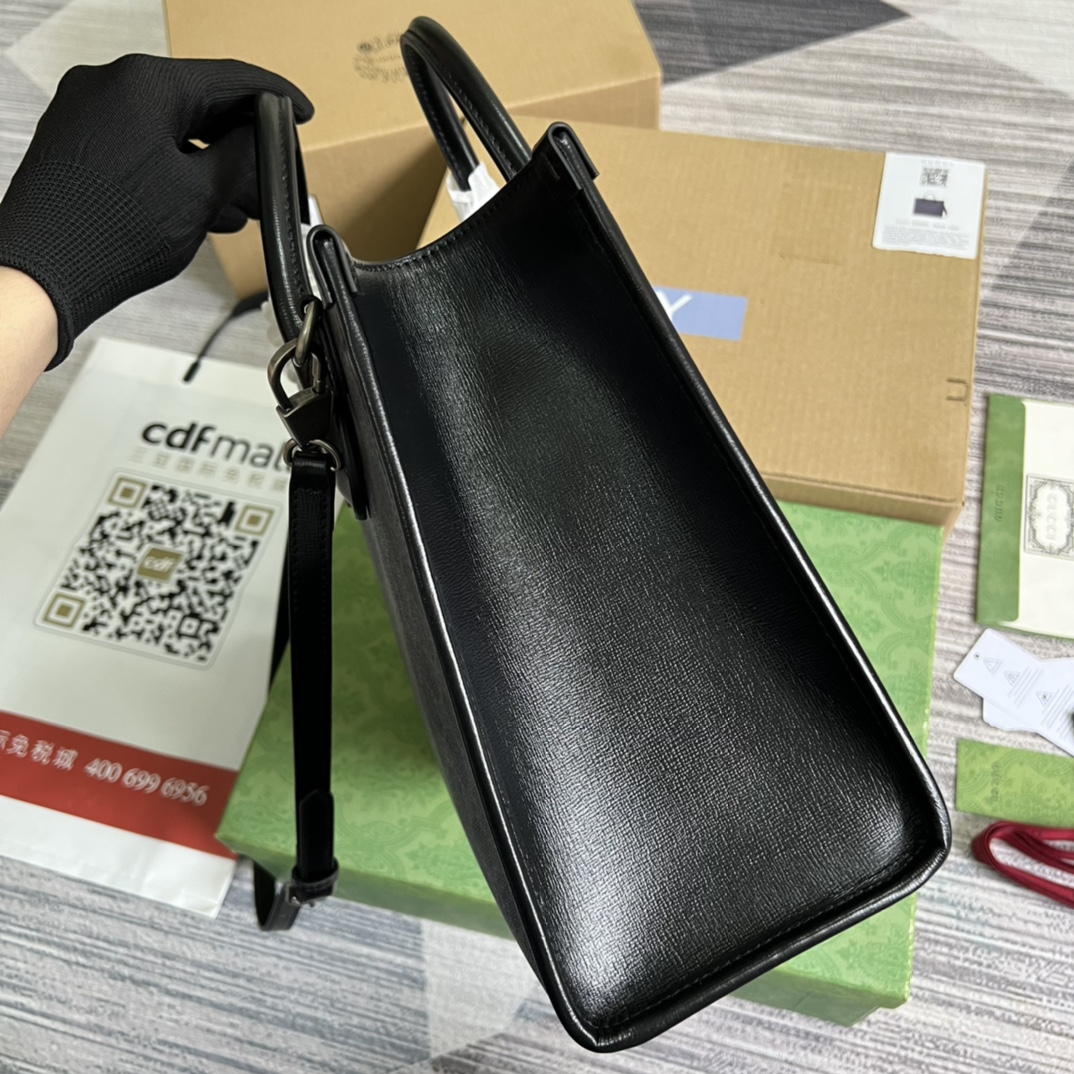 專櫃包裝男女同款Gucci小號托特包高仿包包手提包