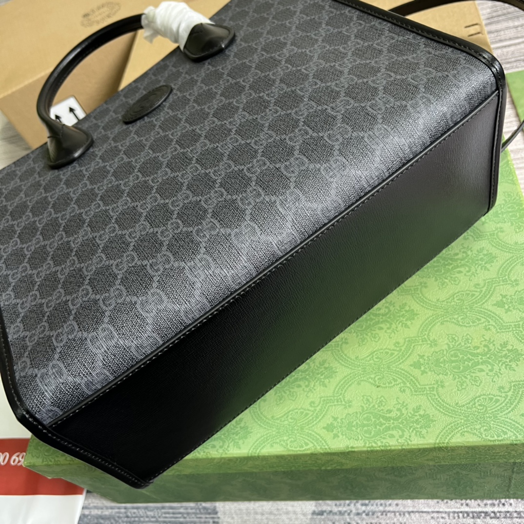 專櫃包裝男女同款Gucci小號托特包高仿包包手提包