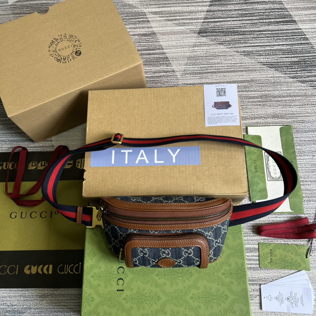 頂級原單Gucci復刻奢侈品胸包單肩包