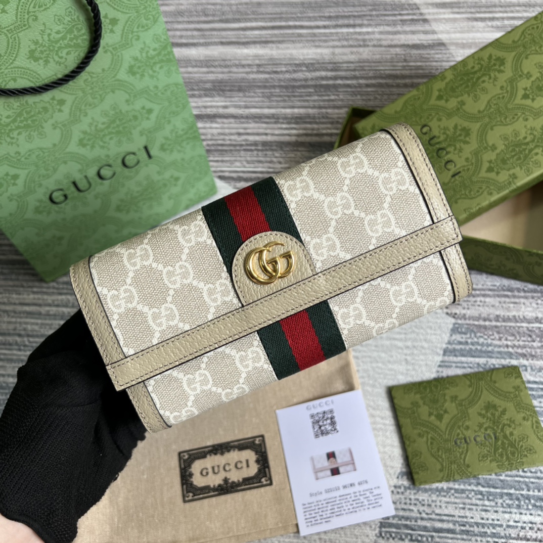 Ophidia系列頂級復刻一比一製作Gucci手拿包錢包男女款