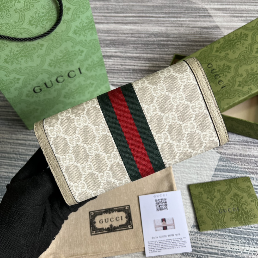 Ophidia系列頂級復刻一比一製作Gucci手拿包錢包男女款