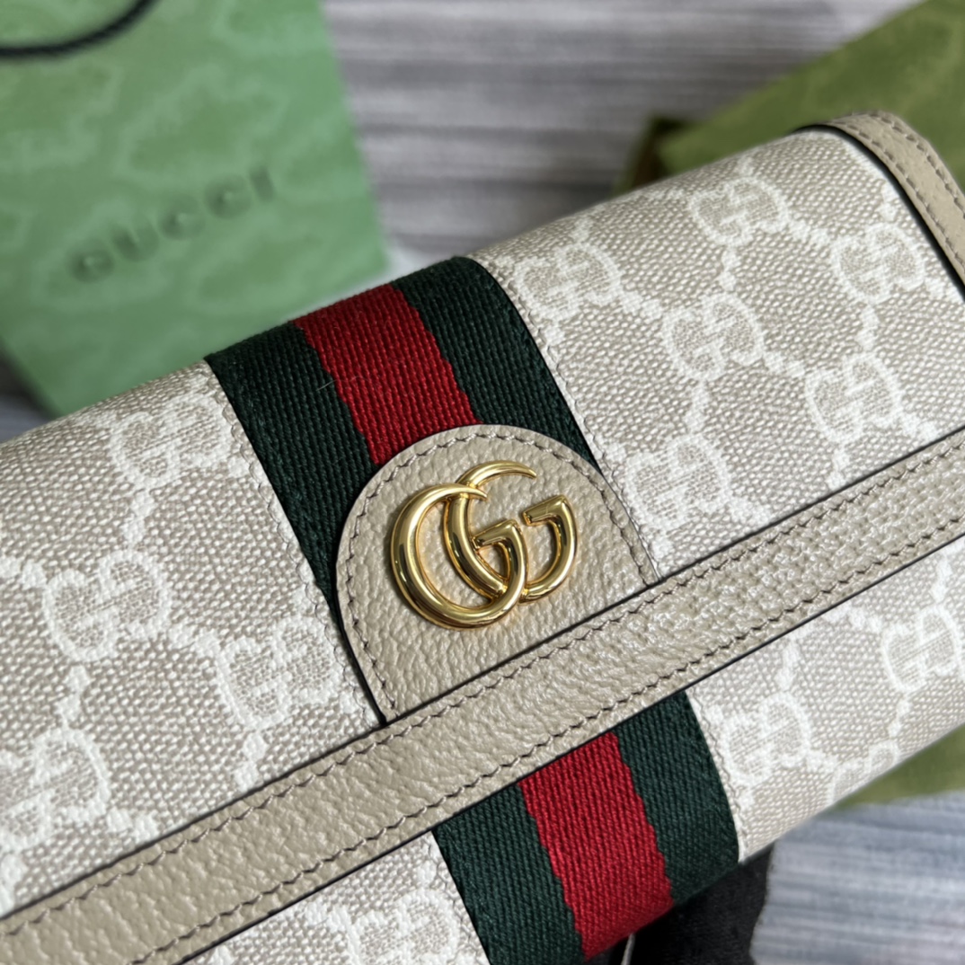 Ophidia系列頂級復刻一比一製作Gucci手拿包錢包男女款
