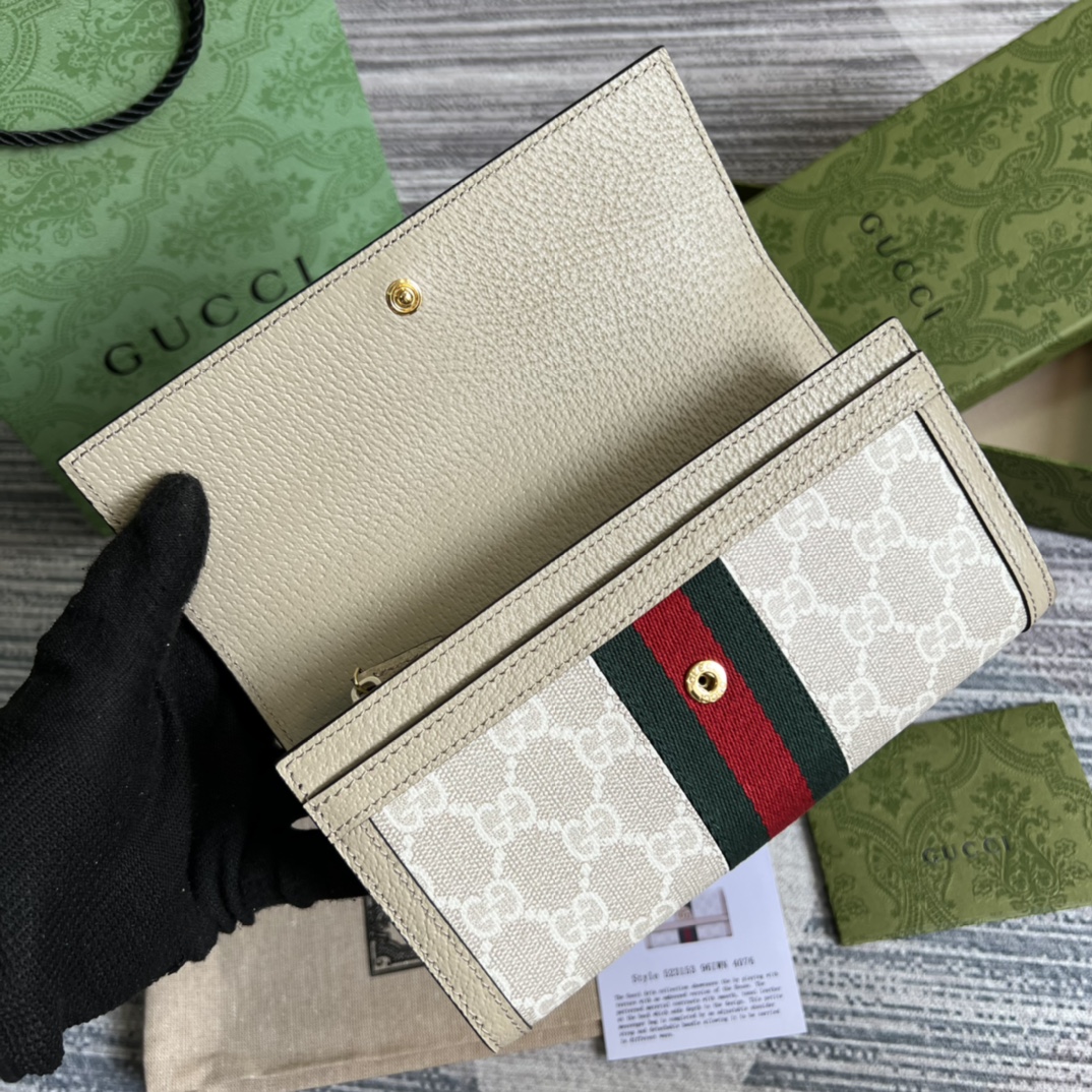 Ophidia系列頂級復刻一比一製作Gucci手拿包錢包男女款