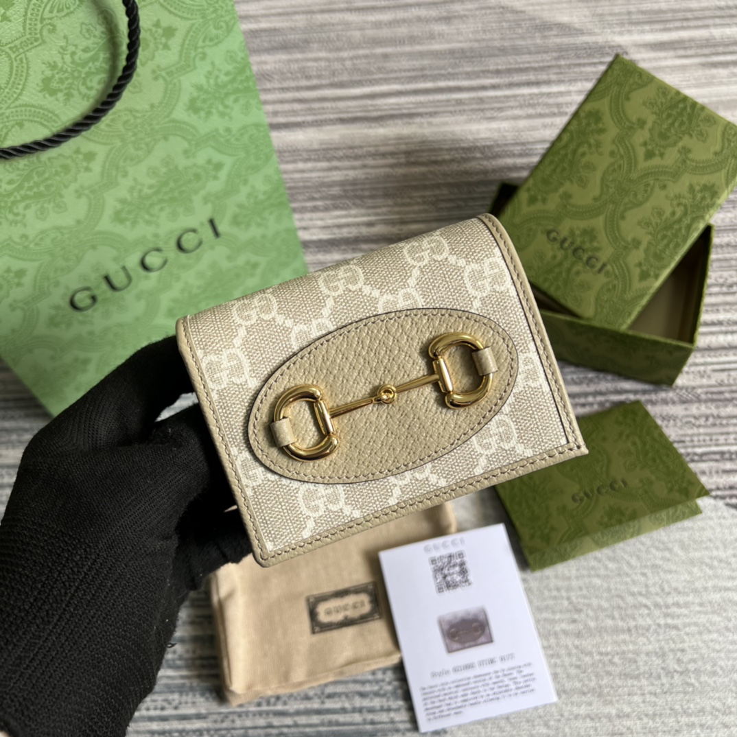 頂級高仿復刻1955 Horsebit BagGucciMonogram女士卡包錢包