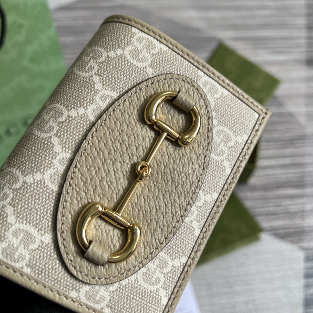 頂級高仿復刻1955 Horsebit BagGucciMonogram女士卡包錢包