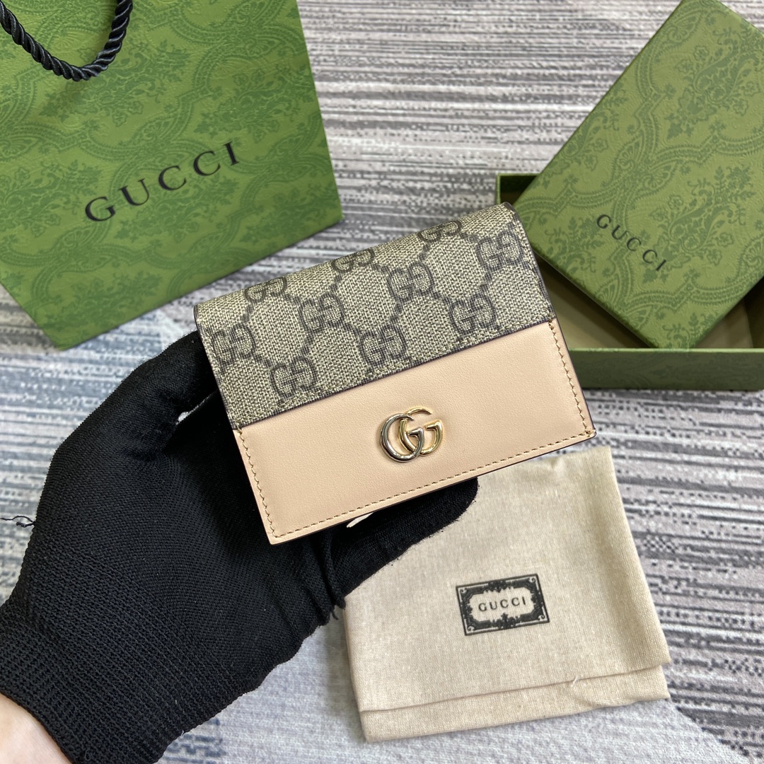 Marmont系列Gucci卡片夾錢包高仿銀包