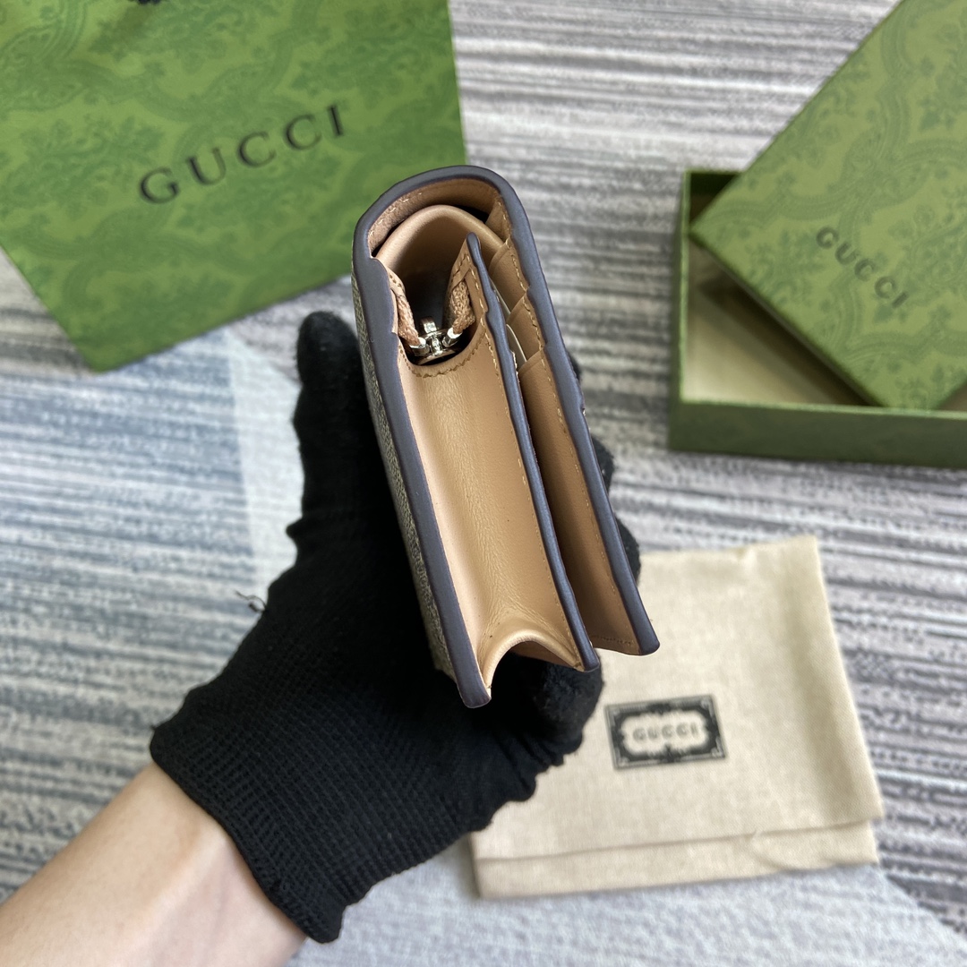 Marmont系列Gucci卡片夾錢包高仿銀包