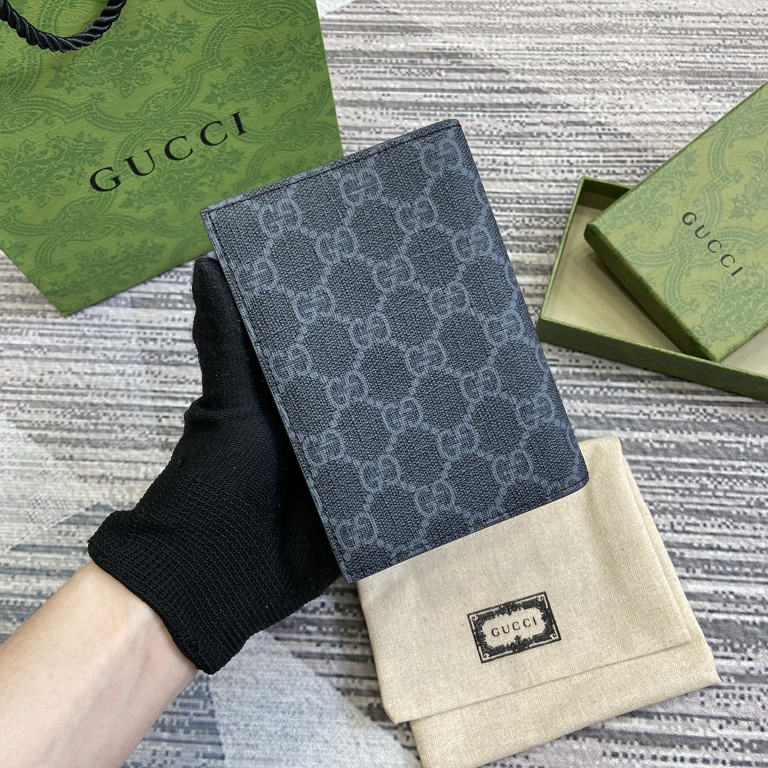 頂級A貨復刻奢侈品Gucci古琦古馳護照夾錢夾