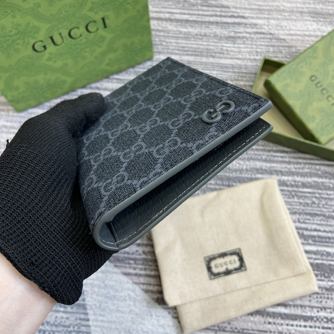 頂級A貨復刻奢侈品Gucci古琦古馳護照夾錢夾