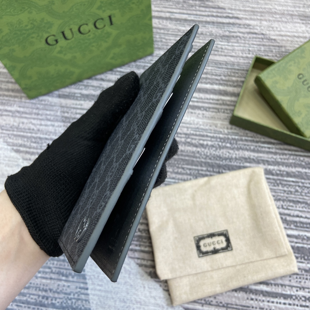 頂級A貨復刻奢侈品Gucci古琦古馳護照夾錢夾