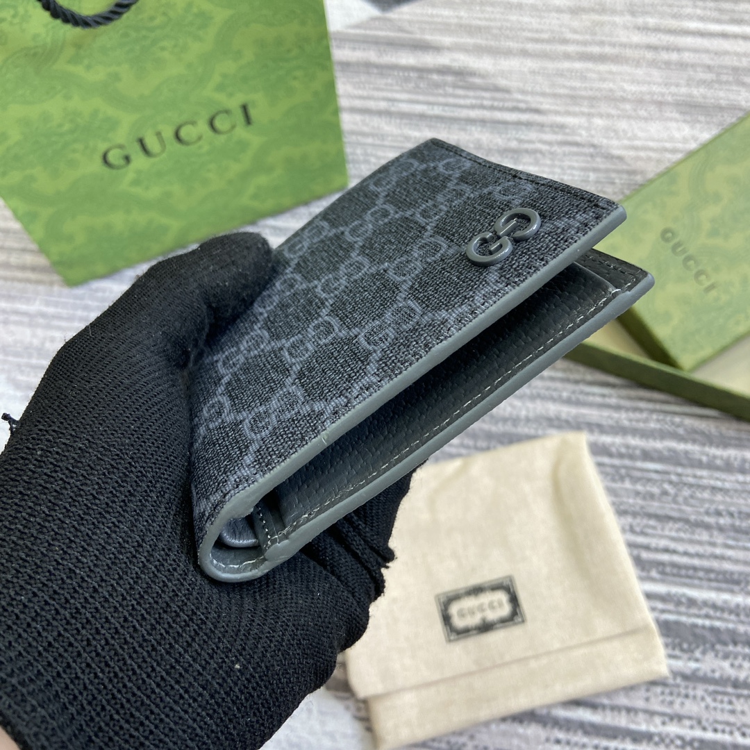 頂級原單復刻一比一Gucci折疊錢包銀包 GG