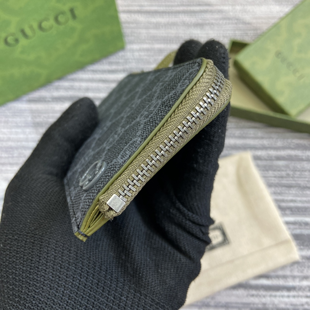 頂級A貨Gucci古琦真皮材質男女同款新品卡錢包零錢包