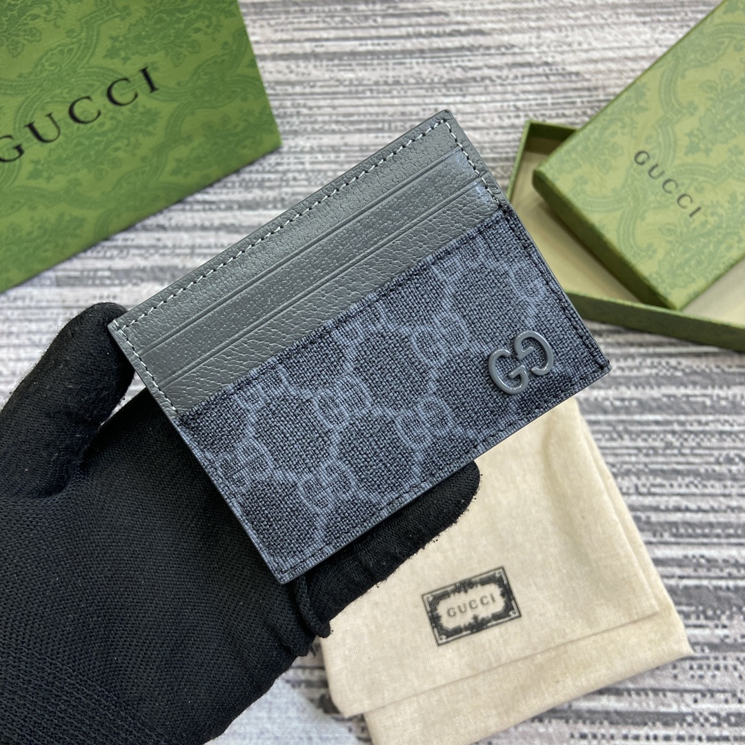 頂級原單Gucci Supreme帆布男女卡片包 零錢包