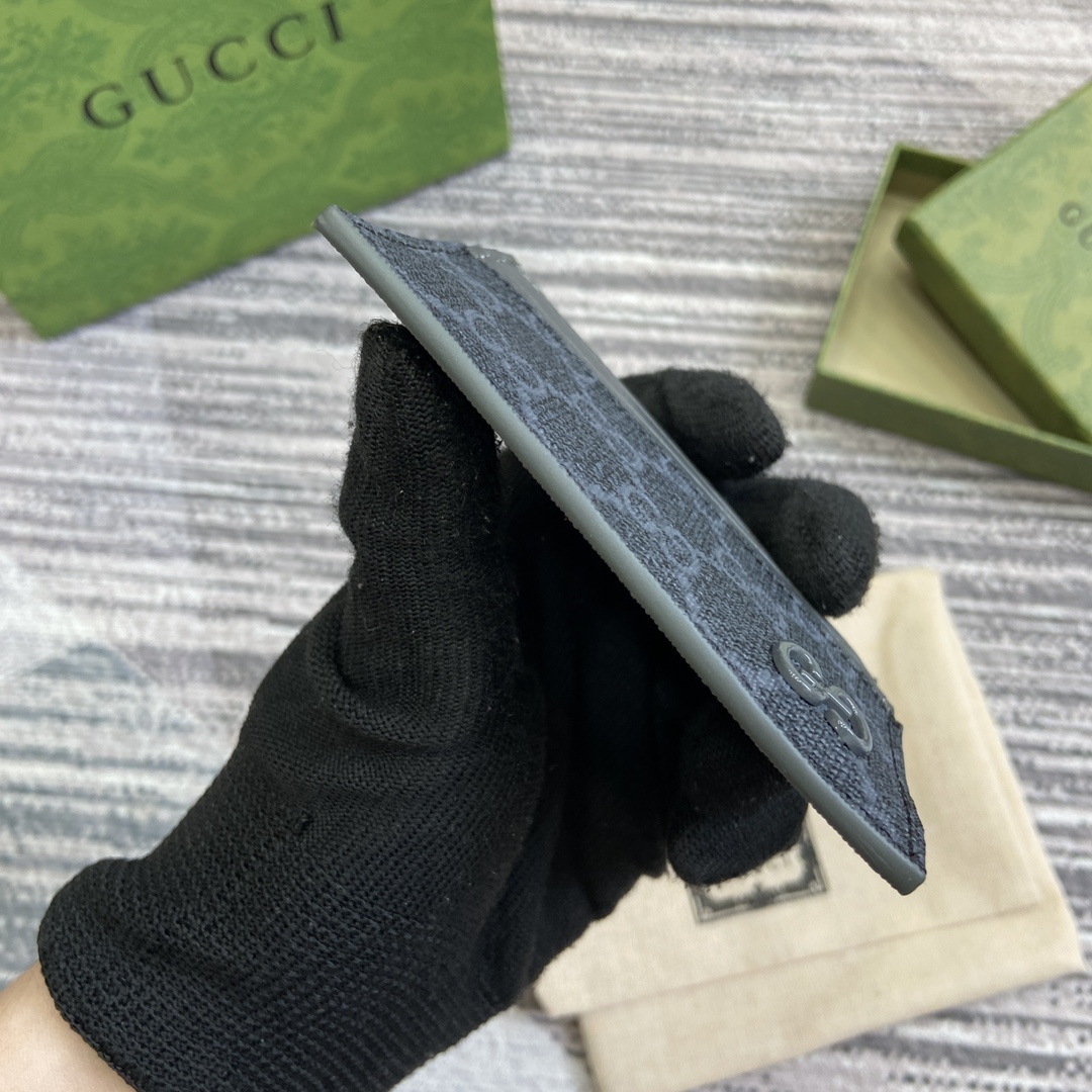 頂級原單Gucci Supreme帆布男女卡片包 零錢包