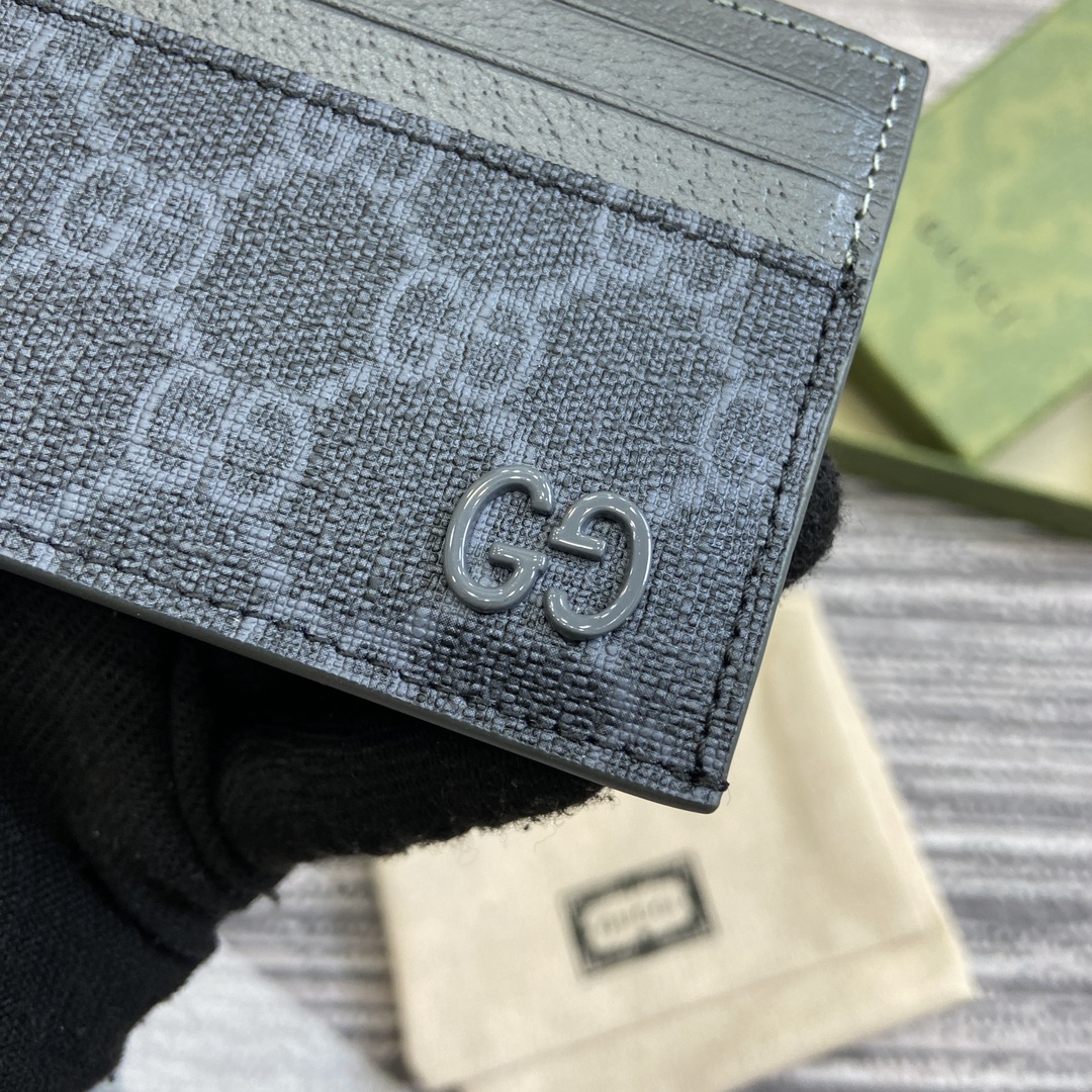 頂級原單Gucci Supreme帆布男女卡片包 零錢包
