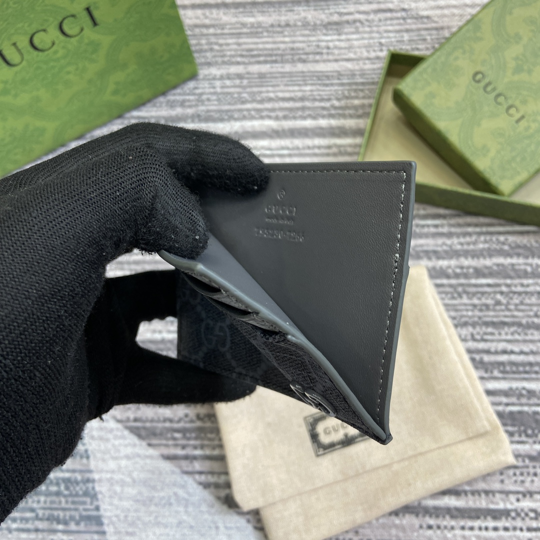頂級原單Gucci Supreme帆布男女卡片包 零錢包
