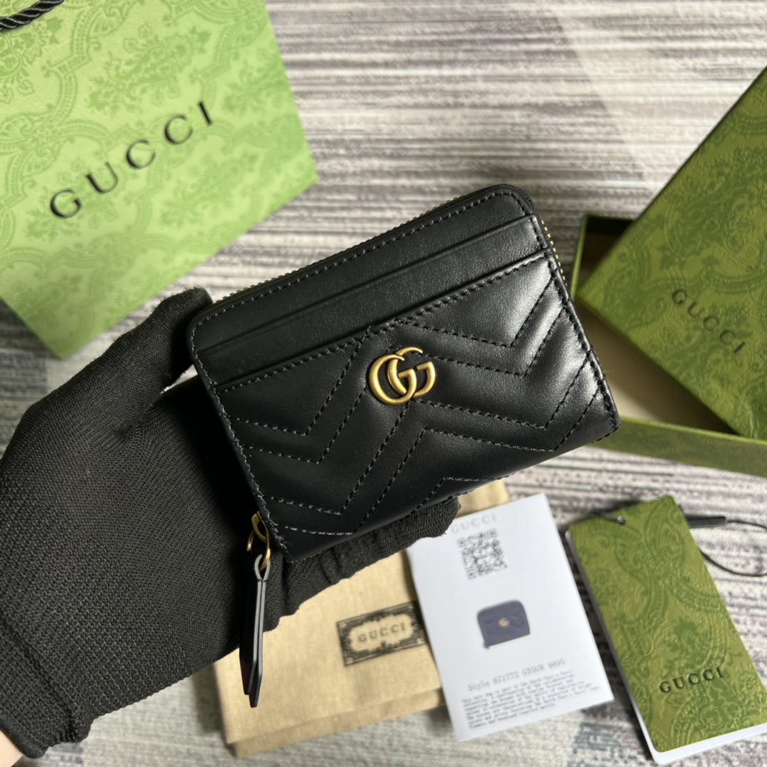 頂級A貨復刻奢侈品Gucci真皮錢夾零錢包
