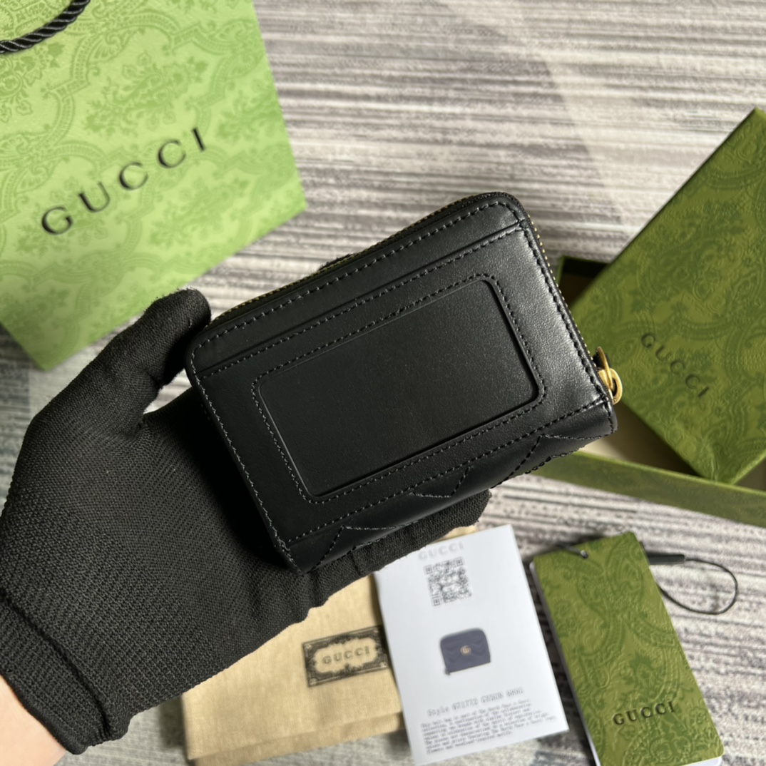頂級A貨復刻奢侈品Gucci真皮錢夾零錢包