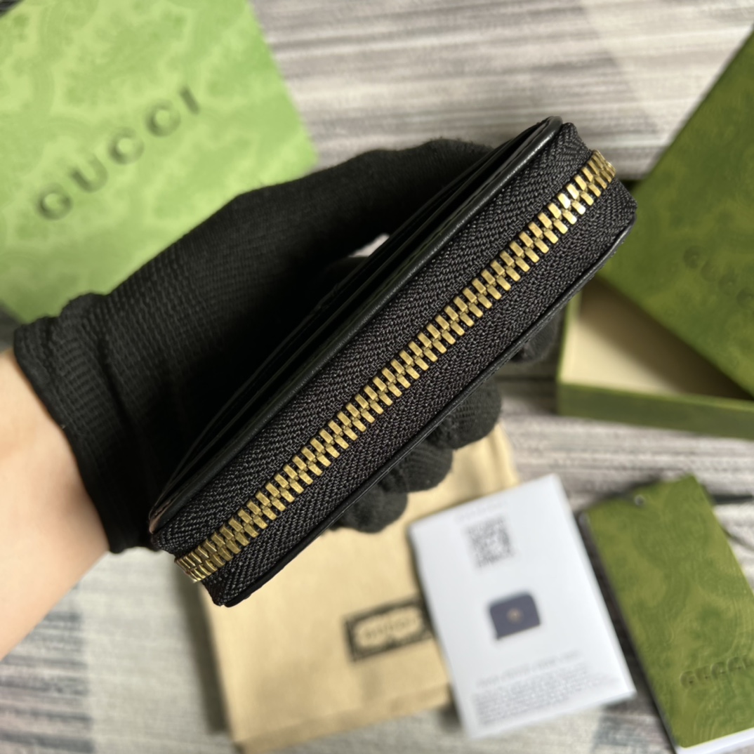 頂級A貨復刻奢侈品Gucci真皮錢夾零錢包