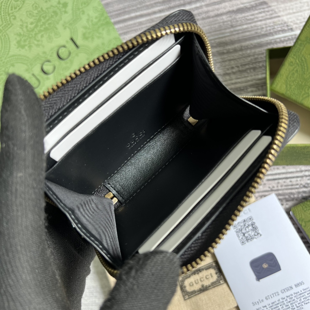 頂級A貨復刻奢侈品Gucci真皮錢夾零錢包