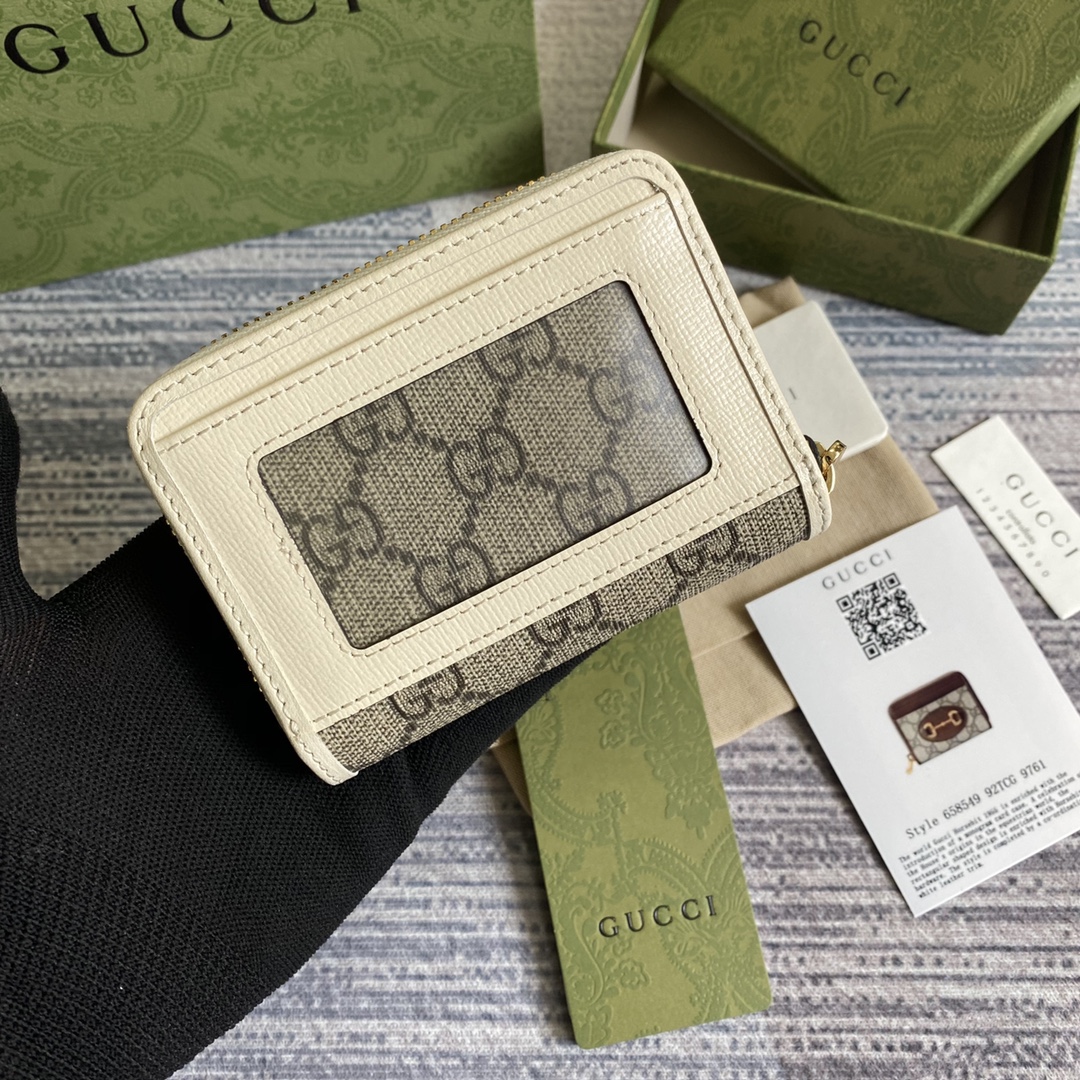 658549專櫃同步綠色包裝 Gucci錢包高仿錢夾卡片