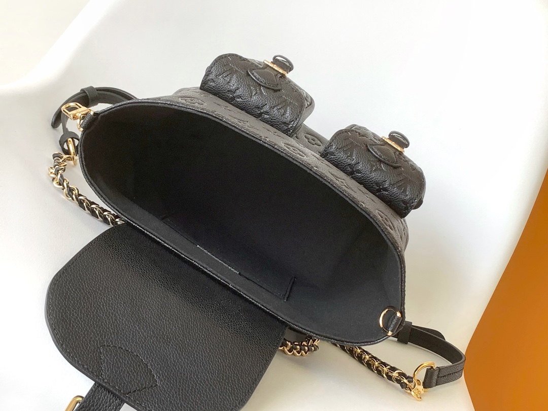 一比一復刻奢侈品路易威登LV頂級原單Backup雙肩包真皮包包