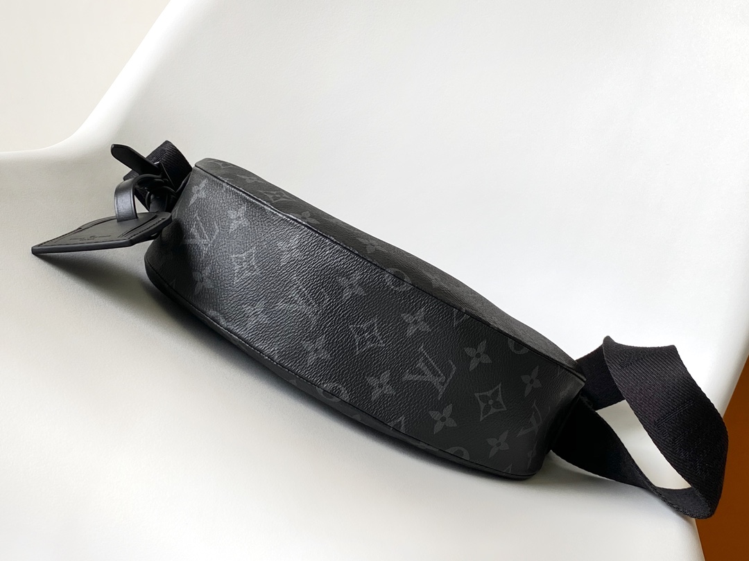 M47158獨家精品包包路易威登LVHamac小號手袋Monogram Eclipse 塗層