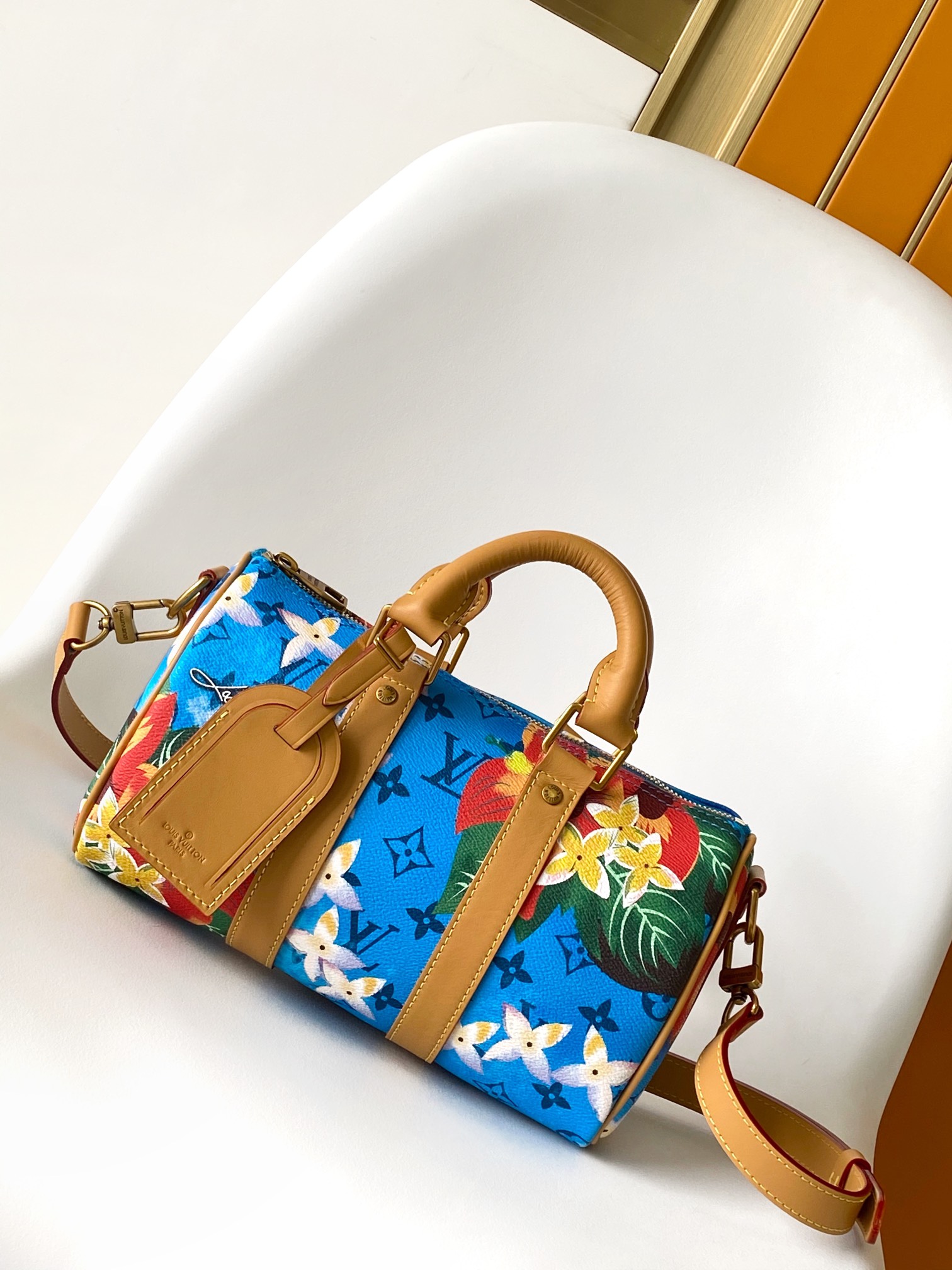 頂級高仿M24999lv路易威登Keepall Bandoulière 25旅行袋單肩包手提包