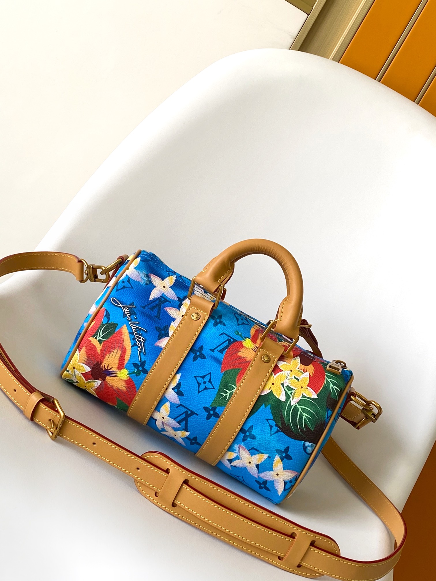 頂級高仿M24999lv路易威登Keepall Bandoulière 25旅行袋單肩包手提包