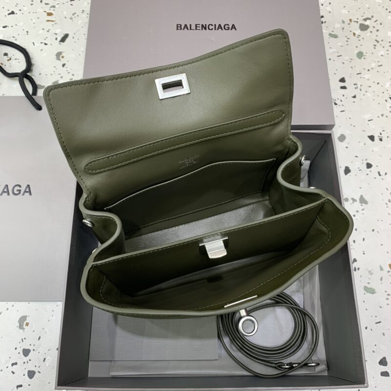 1比1原單BALENCIAGA巴黎世家包包 𝐑𝐎𝐃𝐄𝐎 𝐁𝐀𝐆 mini綠色銀扣