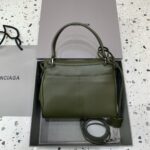 1比1原單BALENCIAGA巴黎世家包包 𝐑𝐎𝐃𝐄𝐎 𝐁𝐀𝐆 mini綠色銀扣