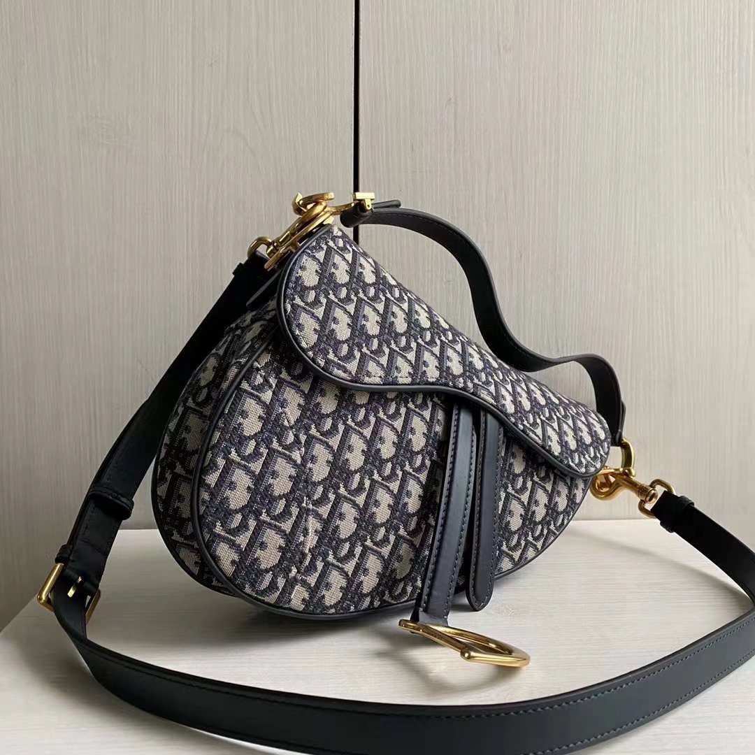 頂級原單復刻一比一DIOR刺繡帆布斜挎包腋下包錢包女款