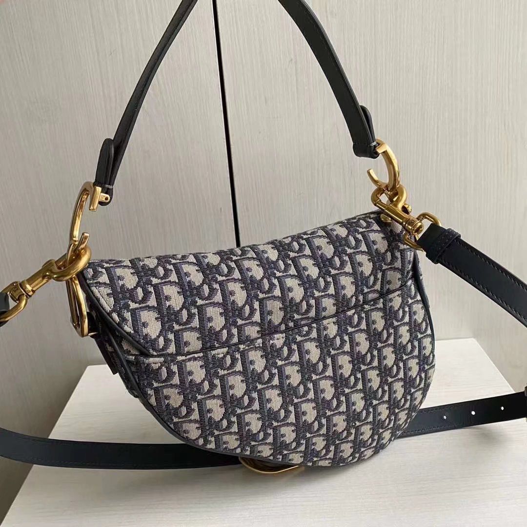頂級原單復刻一比一DIOR刺繡帆布斜挎包腋下包錢包女款