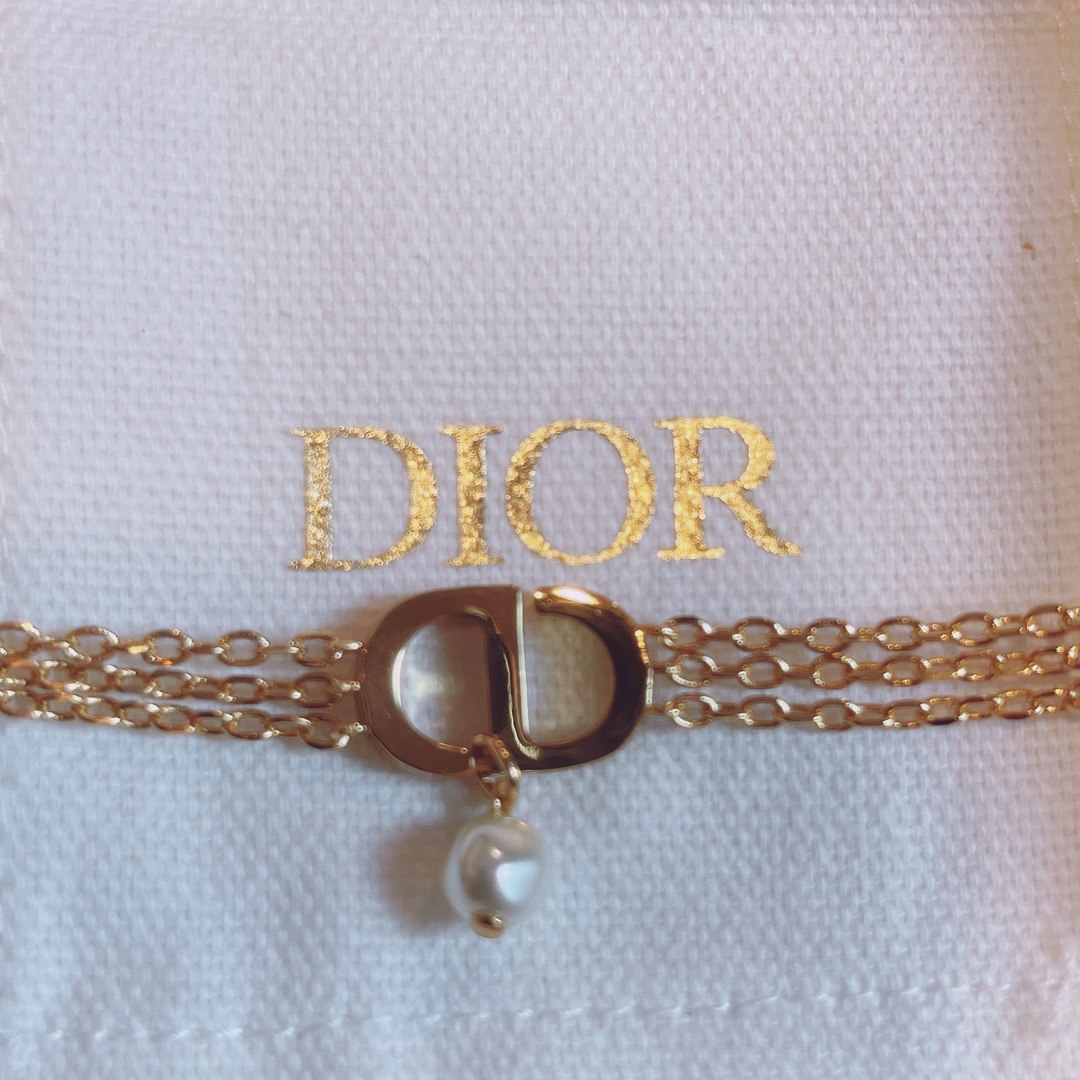 DIOR精仿復刻手鏈水晶鑲磚