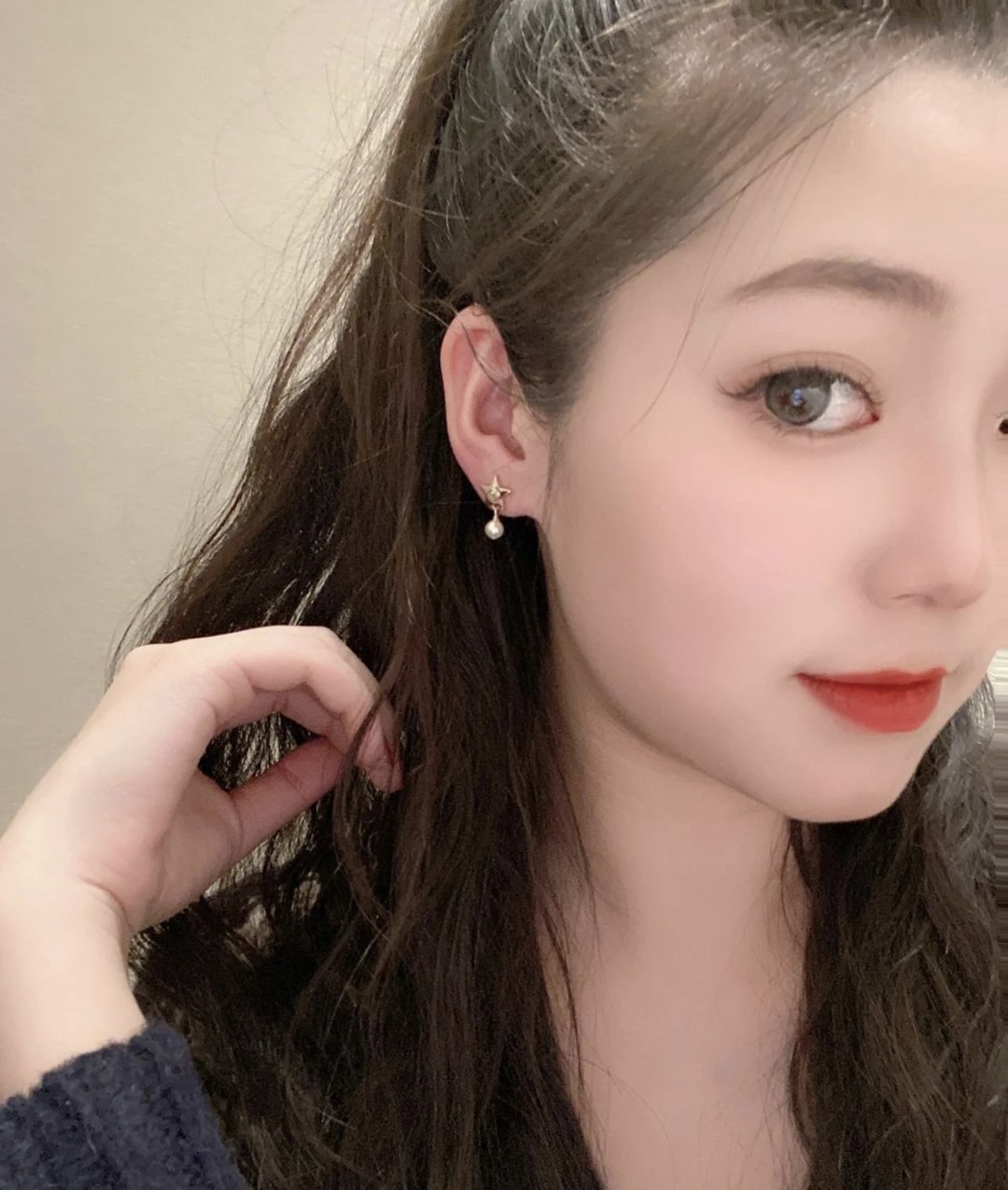 DIOR高仿星星耳釘時尚感滿滿專櫃同步