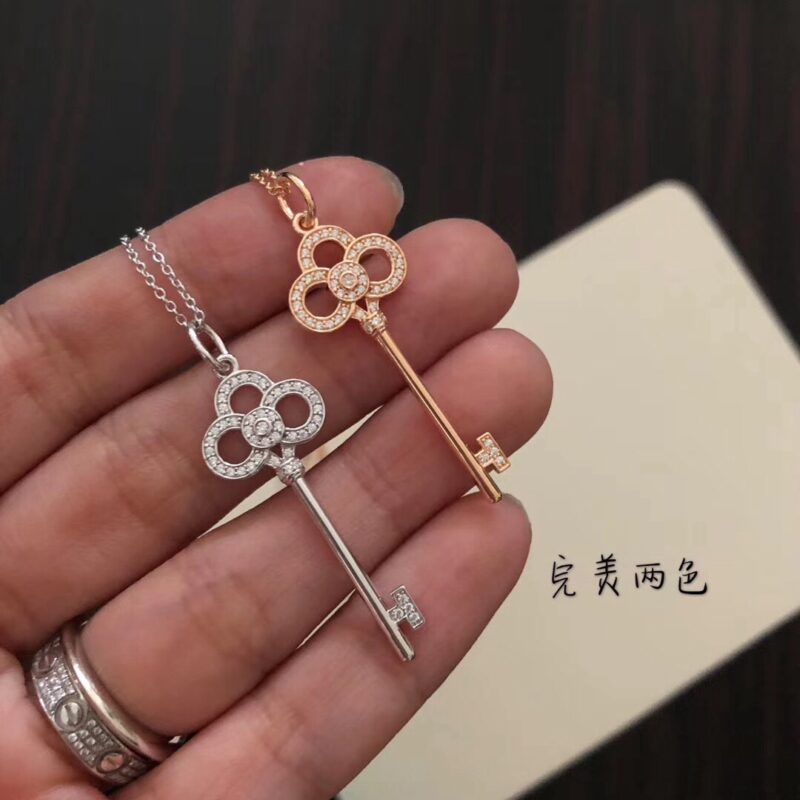 Tiffany蒂芙尼18K金明星同款項鏈